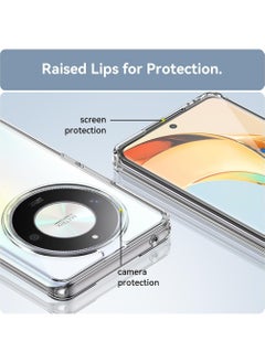 CaseNeo Honor X9b/Honor X50 Case Cover Phone Accessories with Anti-drops Anti-fingerprints Camera Protection Soft Transparent Clear Back Protective Cover Compatible with Honor X9b/Honor X50  - Image 2