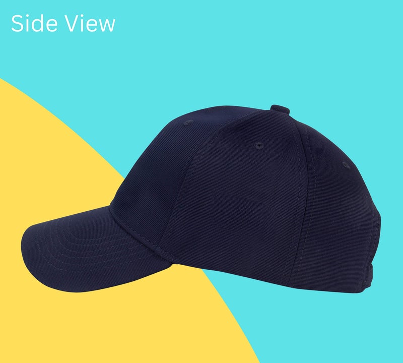 Aavjo Unisex Polyester Cap (SolidCapWithBuckle_Navy_Free Size) - Image 3
