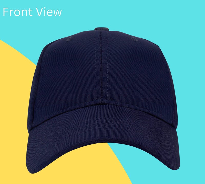 Aavjo Unisex Polyester Cap (SolidCapWithBuckle_Navy_Free Size) - Image 4