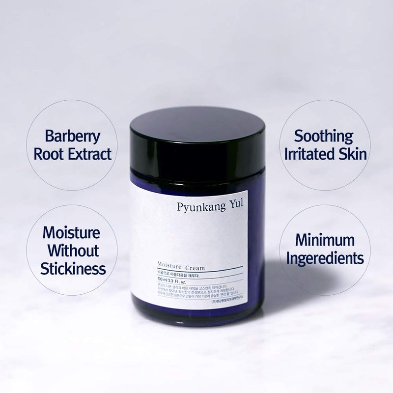 Pyunkang Yul Moisture Cream - Korean Skin Care Face Cream - Facial Moisturizer for dry and combination skin types - Natural Ingredients Shea Butter, jojoba seed oil deeply moisturize Skin - 3.4 Fl oz - Image 3