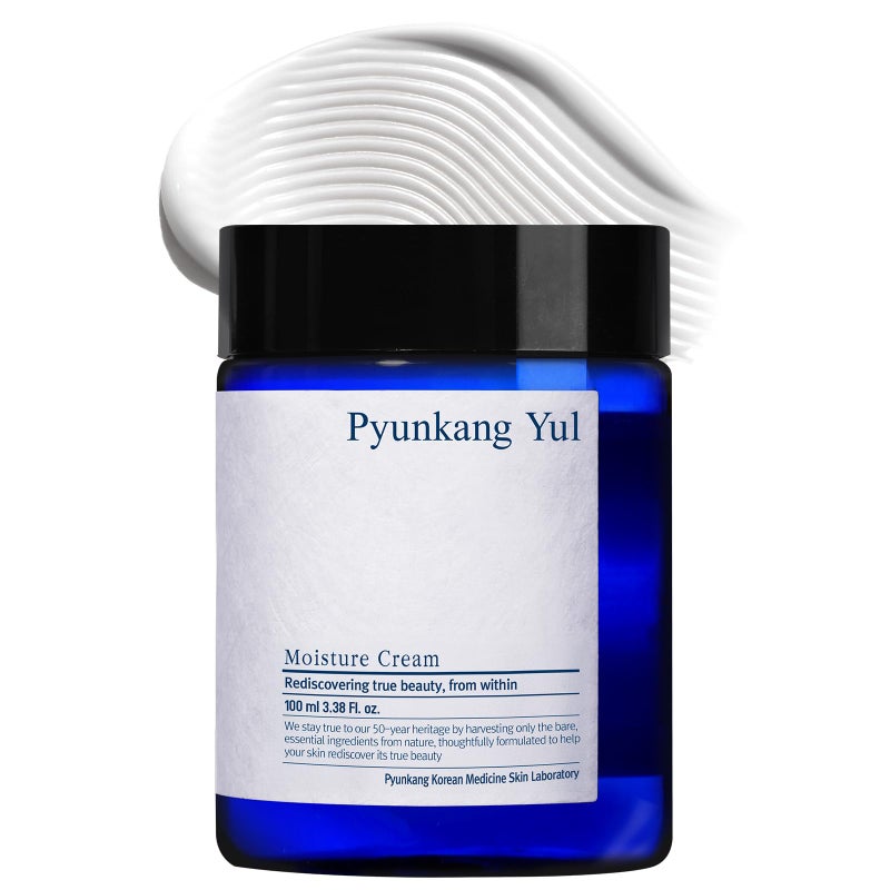 Pyunkang Yul Moisture Cream - Korean Skin Care Face Cream - Facial Moisturizer for dry and combination skin types - Natural Ingredients Shea Butter, jojoba seed oil deeply moisturize Skin - 3.4 Fl oz - Image 1
