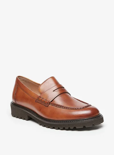 Celeste Women's Slip-On Loafers with Block Heels