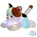 Glow Guards Light up Calico Cat Stuffed Animal LED Soft Kitty Plush Toy Pillow with Night Lights Lullaby Birthday Childrens Day Gifts for Toddler Kids 15 - Image 4