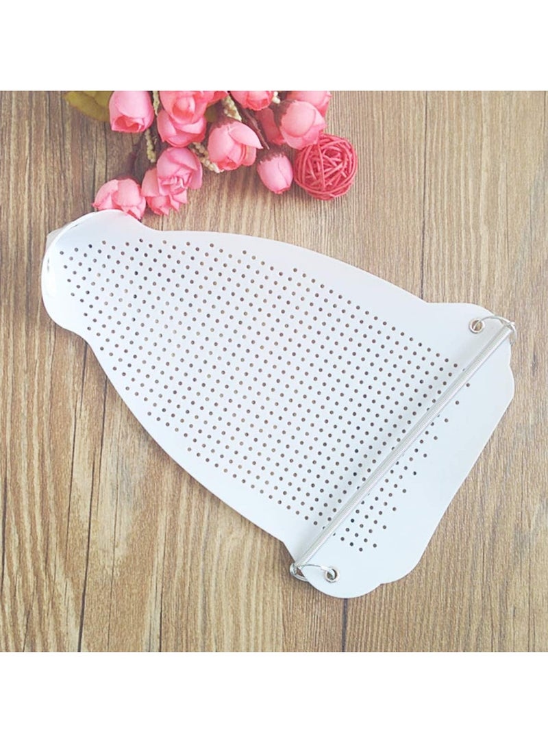 Steam Iron Cover Heat Protector for Clothes (White) - Image 1