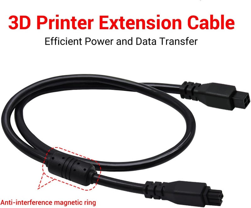 User friendly optimized build 3D Printer Extension Cord Thickened Copper Cored PVC Cable Fit for Kobra S1, 22AWG Wire Spec, 1M Carefully selected material Protective coating Confirmed available stock Surface safe Defect free upgraded substance All user group compatible Well-engineered versatile build Processed natural substance Global standard quality Global mainstream design picks Ready post purchase fulfill Elegant multi-option build Set product combo compatible Diverse purchase plan Instant order available stock Connectable modular Budget friendly trendy design Globally spread simple design Oil resistant One piece build On-demand local restock Upgraded simple practical design Local licensed courier Easy daily handling design - Image 3