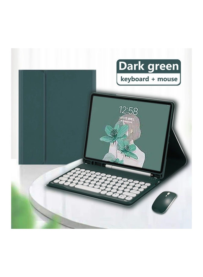 AROAQ iPad 10th Generation Touchpad Keyboard Case Retro Round Key with Mouse Cute Color Keyboard with Trackpad Detachable Touch Keyboard iPad 10 2022 10.9 inch Cover  - Image 2