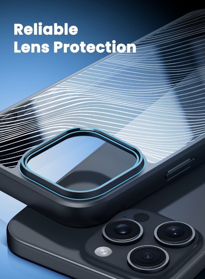 DUX DUCIS iPhone 16 Pro Case, [SGS Dropproof Certification][Streamline Texture][Frosted Feel] Slim Shockproof Frosted Case Cover for Apple iPhone 16 Pro, Black - Image 4