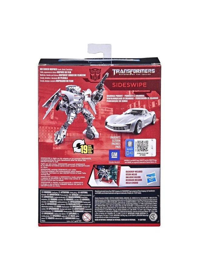 TRANSFORMERS - Toys Studio Series 78 Deluxe Class Revenge Of The Fallen Sideswipe Action Figure Ages 8 And Up 4.5Inch - Image 1