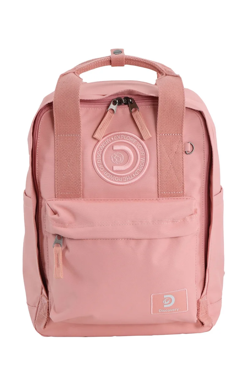 Discovery Discovery Cave Backpack 13L – Lightweight, Eco-Friendly Laptop Backpack, Everyday Bag with Multiple Pockets. Pink