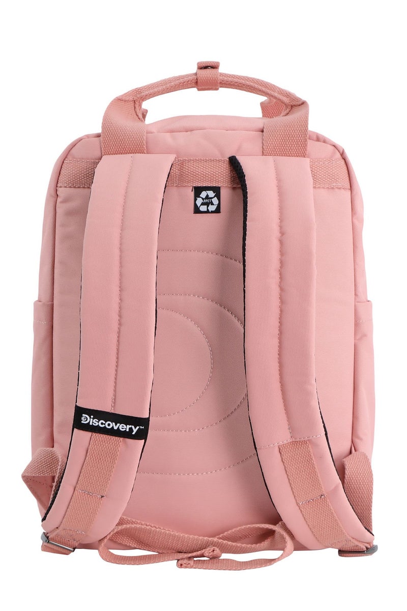 Discovery Discovery Cave Backpack 13L – Lightweight, Eco-Friendly Laptop Backpack, Everyday Bag with Multiple Pockets. Pink  - Image 4
