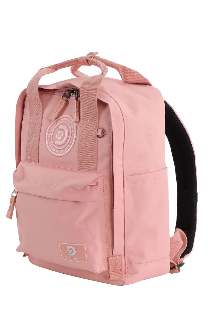 Discovery Small Discovery Cave Backpack 13L â€“ Lightweight, Eco-Friendly Laptop Backpack, Everyday Bag with Multiple Pockets. Pink  | Best Price UAE