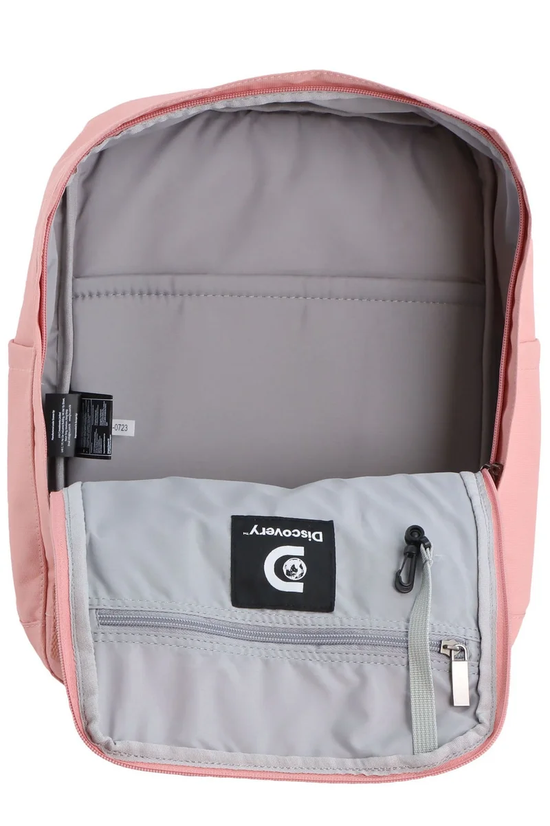 Discovery Small Discovery Cave Backpack 13L â€“ Lightweight, Eco-Friendly Laptop Backpack, Everyday Bag with Multiple Pockets. Pink  | Best Price UAE