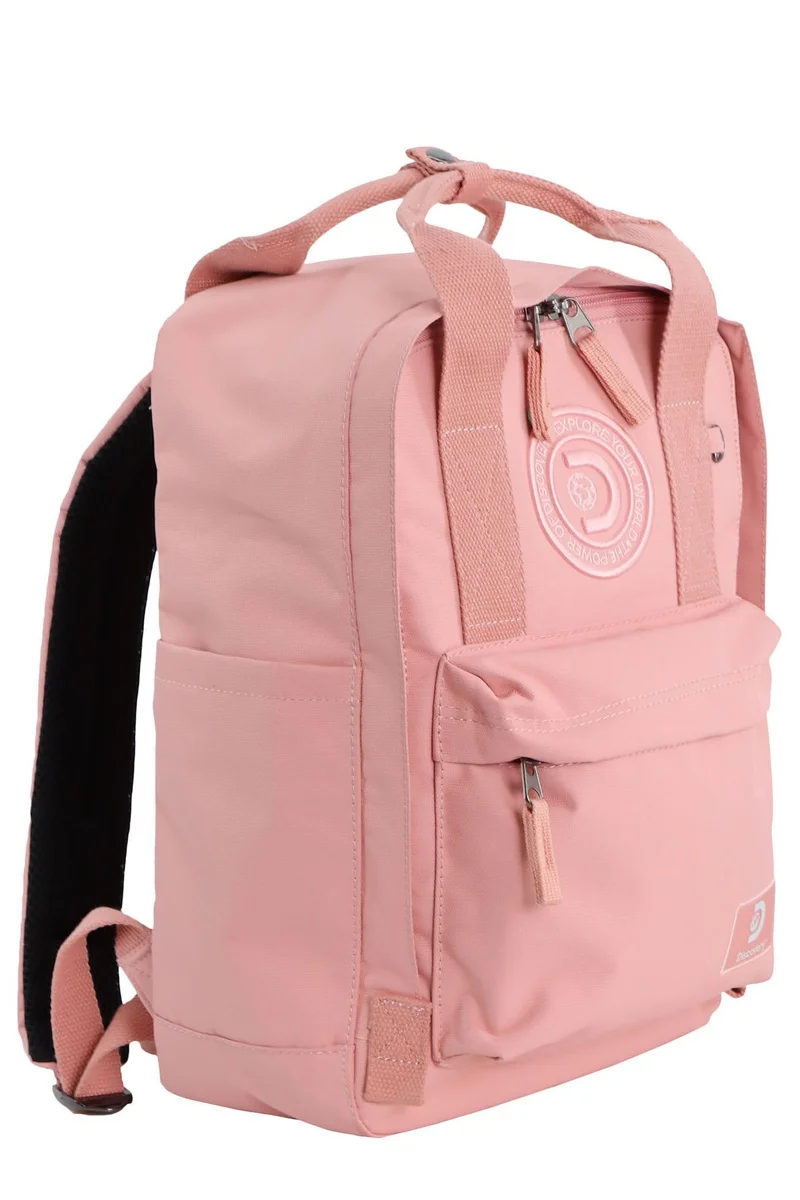 Discovery Small Discovery Cave Backpack 13L â€“ Lightweight, Eco-Friendly Laptop Backpack, Everyday Bag with Multiple Pockets. Pink  | Best Price UAE