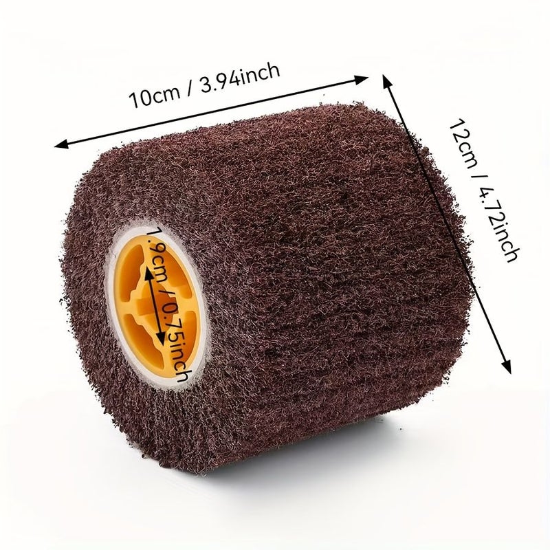 80 Grit Blending Angle Grinder Wire Wheel 4 Pieces Set Cross Core Polishing Wheel For Metal Rust Removal Surface Polishing - Image 2