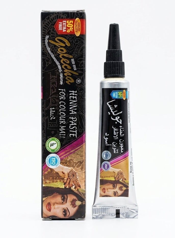 Golecha Henna Paste For Color Nail & Skin - Balck 10g