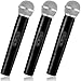 Zddaoole 3 Pcs Kids Microphone ToyPlastic Fake Microphone Pretend Play Toy Black Stage Mics Toys for Halloween Christmas Karaoke Costume Party Favors - Image 2