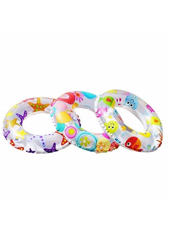 ClearChoice:- Swim Ring Blow up Raft Tube for Swimming Pool, Beach for Children and Kids Pool Swim Rings(6-10 Years)(Multi Color)(Size - 24 inch)(1 PIS) - Image 5