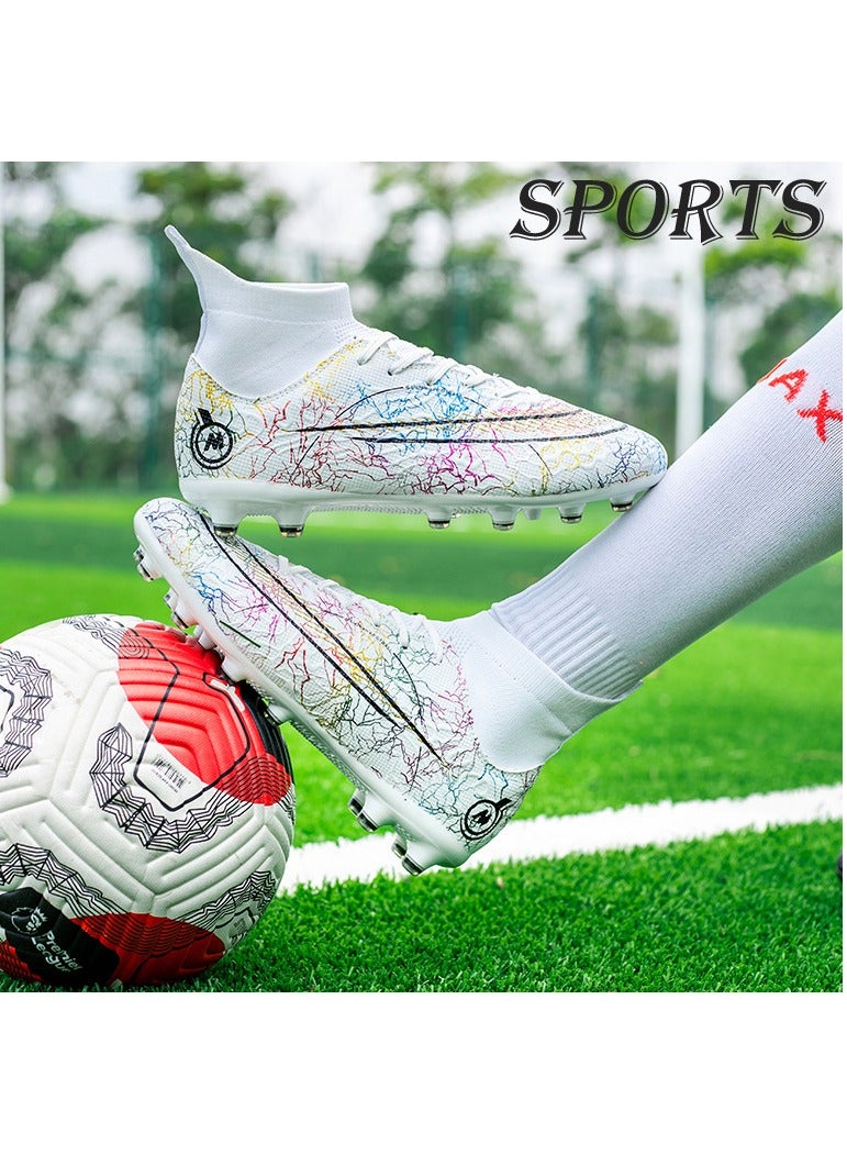 سكت شيكترو أحذية كرة القدم للرجال للاستخدام على الملاعب الصلبة والملاعب الخارجية والداخلية. أحذية كرة القدم المهنية للشباب والفتيان. أحذية كرة القدم للرجال والنساء.  - Image 3