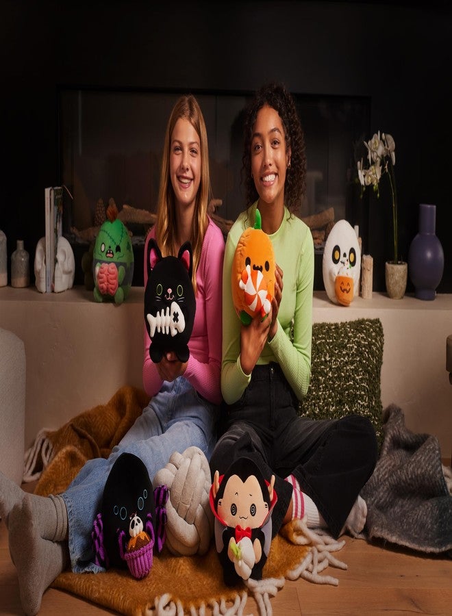 Snackles Halloween Series 1 8-inch Plush (Moon) by ZURU, Plush with Snack Accessory - Image 4