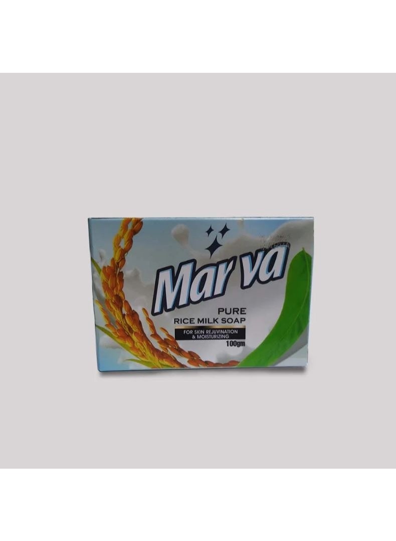 Rice soap for skin, 100 grams