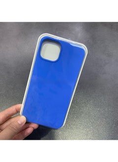 For Iphone16 Liquid Silicone Phone Case For Iphone 16Pro Max/16Pro Full Covering Drop-Resistant Protective Case-Color:Deep Lake Blue [with Logo]-Applicable Model:For Iphone16plus [sealed Packaging]