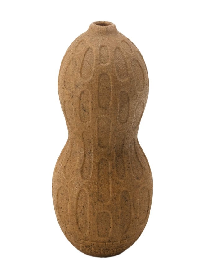 Petstages Outward Hound Peanut Stuffer Dog Toy | Interactive Treat Dispensing Puzzle Toy | Durable Nylon Chew Perfect for Peanut Butter & Dog Snacks - Brown, Medium - Image 1