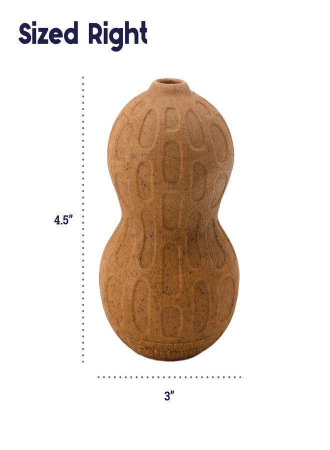 Petstages Outward Hound Peanut Stuffer Dog Toy | Interactive Treat Dispensing Puzzle Toy | Durable Nylon Chew Perfect for Peanut Butter & Dog Snacks - Brown, Medium - Image 5