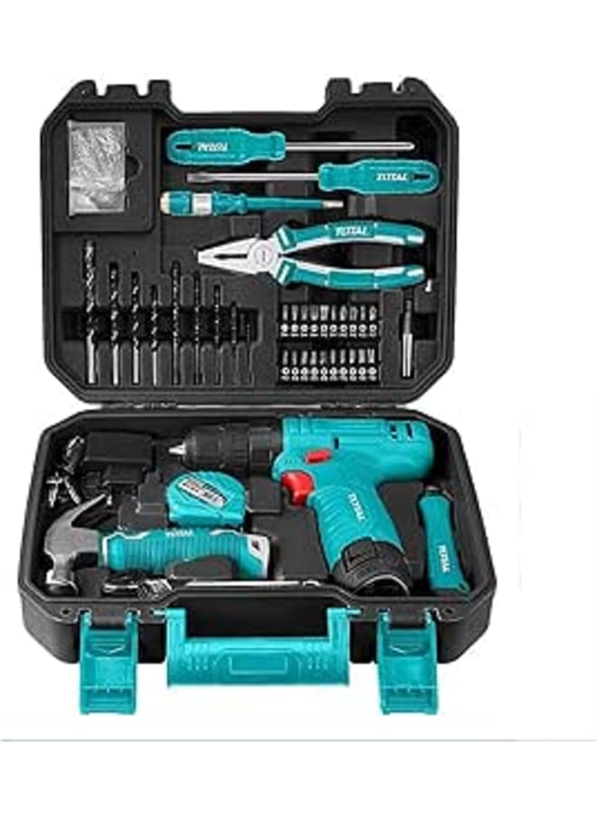 Total thkthp10812 tools set 12v 81pcs
