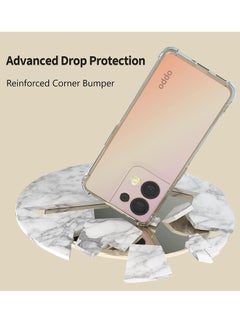 حومة جراب Oppo Reno 8 5G نحيف مضاد للخدش ممتص للصدمات وغطاء واقٍ مقاوم للصدمات من مادة TPU  - Image 5