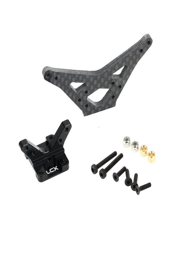 LCX Racing RC Car CNC Machined Carbon Fibre Rear Shock Tower for 1/16 LOSI Mini-B Buggy, Upgrades Parts Accessories - Image 2