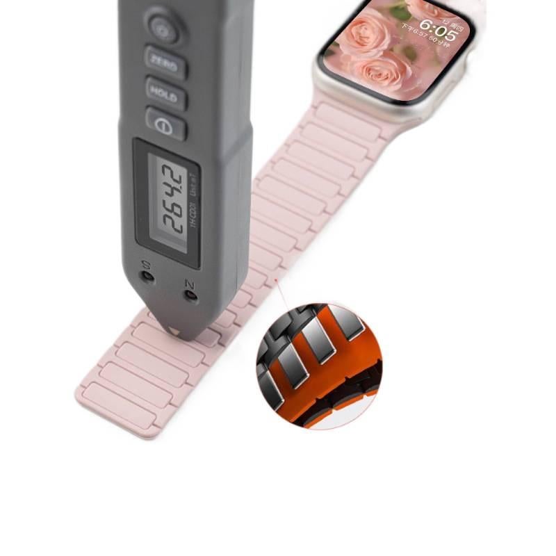 SK سوار ساعة ذكية سوار رياضي من السيليكون متوافق مع Apple Watch Ultra بملاءمة قابلة للتعديل وحزام بديل للاستخدام اليومي باللون أسود قابل للتعديل باللون الأسود - Image 4
