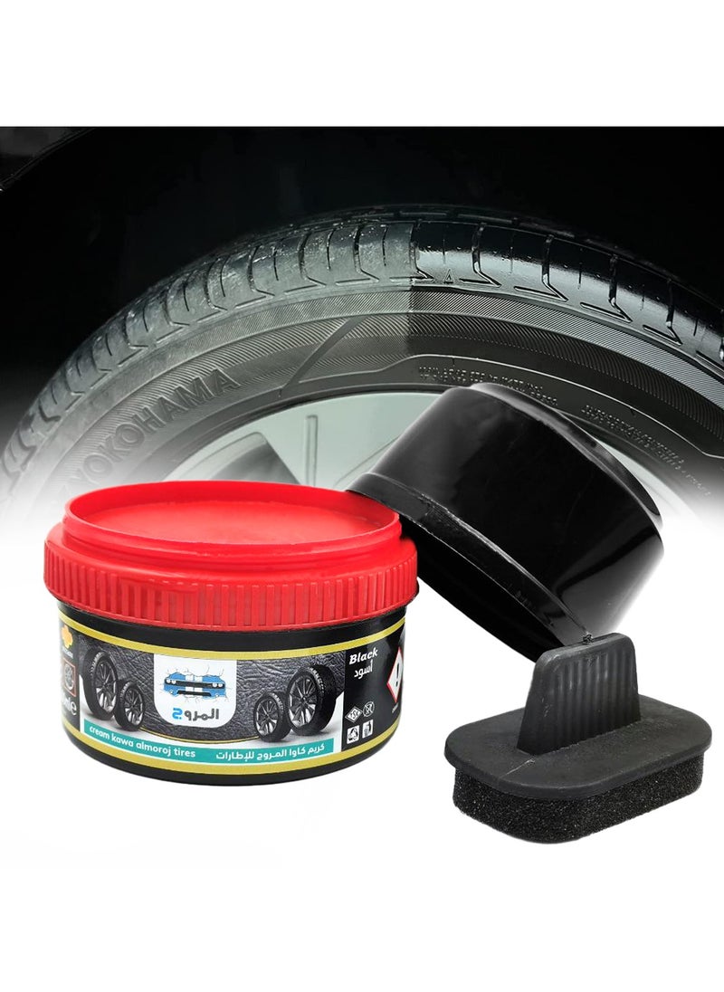 KAWA Kawa Almoroj Tires Polishing Cream 200ml High Shine Car Tire Polish  - Image 5