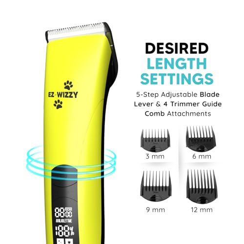 LetsShave EZ-WIZZY Pet Trimmer for Dogs & Other Hairy Animals,All in one Trimmer for dogs (Pet Trimmer) - Image 3