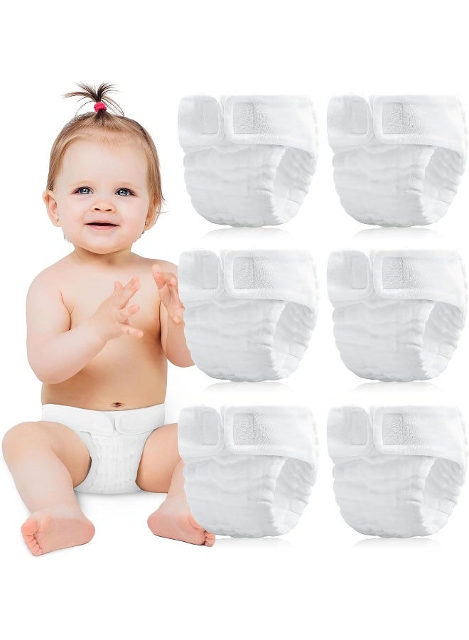 Max Shape 6 Pack Wearable Cotton Cloth Dipper Pants for Baby Girls and Boys - Image 1