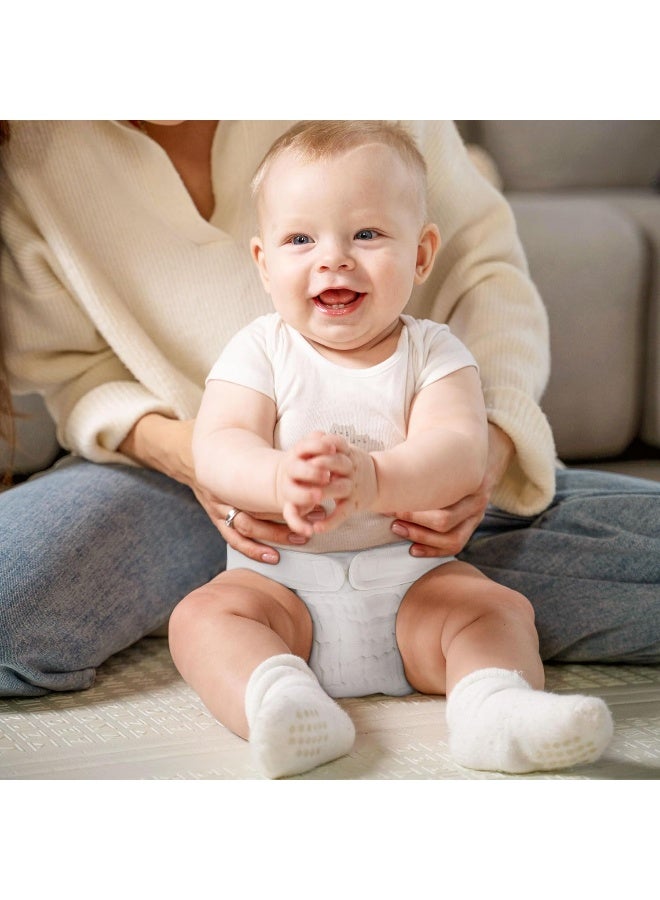 Max Shape 6 Pack Wearable Cotton Cloth Dipper Pants for Baby Girls and Boys - Image 4