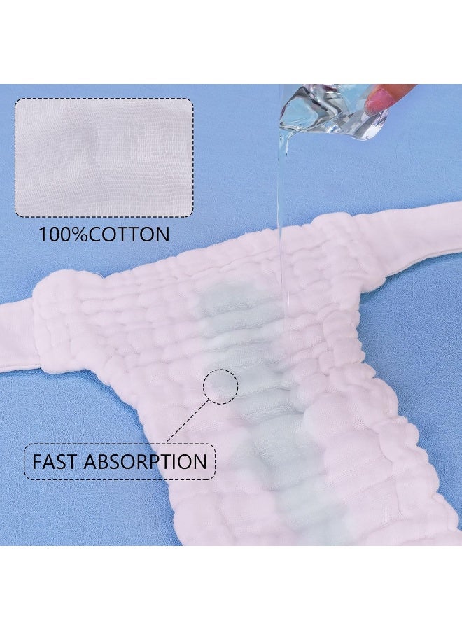 Max Shape 6 Pack Wearable Cotton Cloth Dipper Pants for Baby Girls and Boys - Image 2
