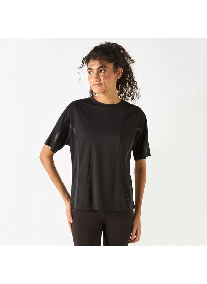 Kappa - Kappa Panelled Crew Neck T-shirt with Short Sleeves - Image 1