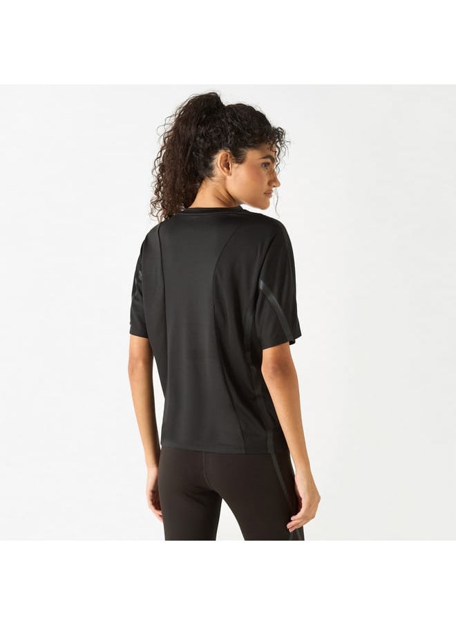 Kappa - Kappa Panelled Crew Neck T-shirt with Short Sleeves - Image 1