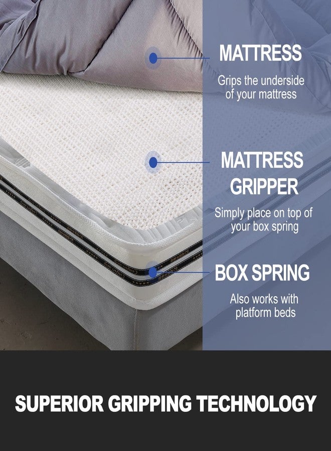 Foboull Keep Armchair Cushions from Sliding, Keep Bed and Topper Pad from Sliding for Sofa, Armchair, Chair Cushion, Mattresses, Easy Trim, Slip Resistant, Grips Helps Stop Slipping - Image 3