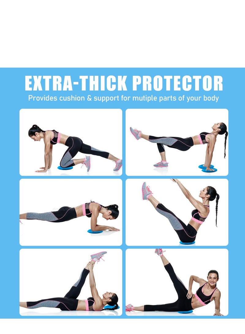 اسم المحتوى ناريلا Yoga Knee Pad, Anti Slip Foam Yoga Kneeling Pad, 2PCS Thick Exercise Workout Knee Pad for Women and Men, Sports Balance Cushion for Protecting Knee, Elbow, Hand - Image 5