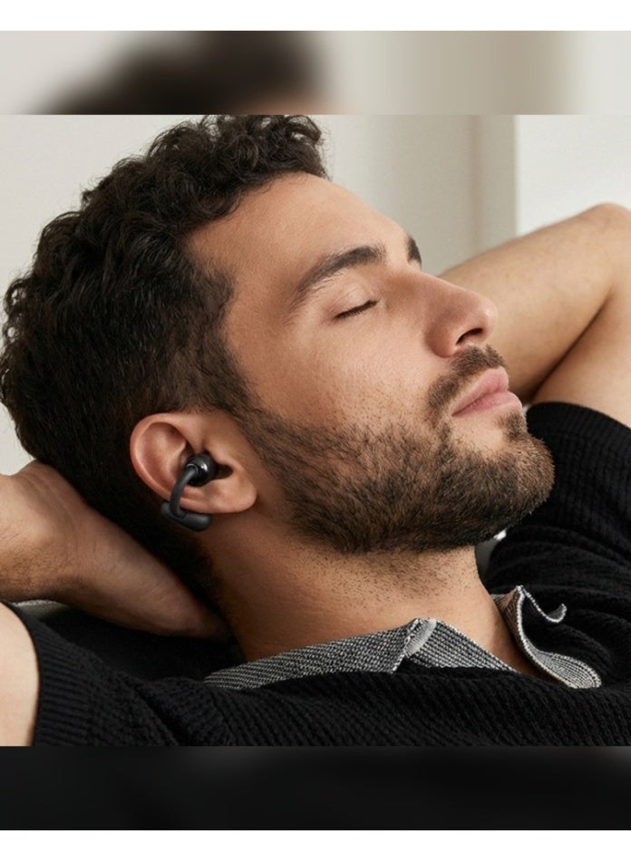Starfire Open Bluetooth Earphones V6.0 Wireless Clip-on Earbuds with HD Calling ENC Noise Reduction IPX4 Waterproof for Sports and Office Grey - Image 2