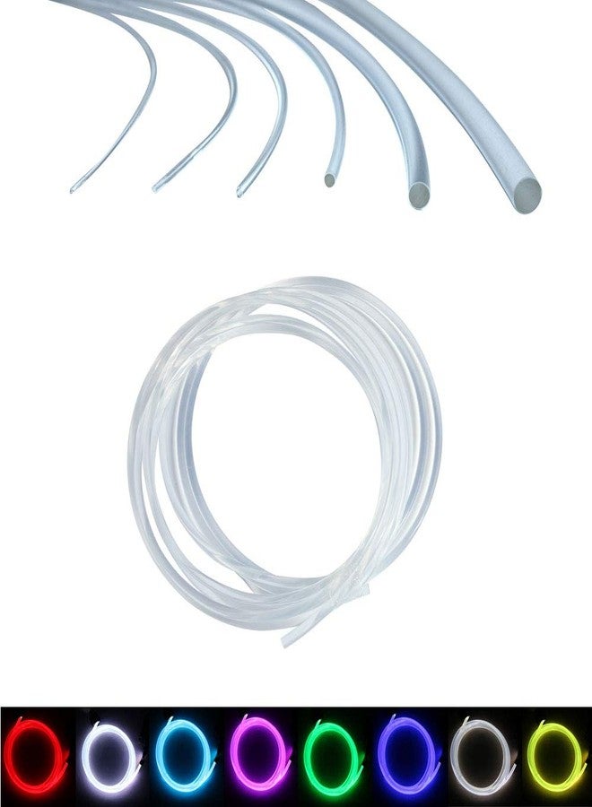 AKEPO Ф0.06in(1.5mm)*16.4ft(5m) PMMA Plastic Side Glow Cable for Optical Fiber Light, Fiber Optic Lighting Decoration for Car Home Use Fiber Optic Light - Image 1