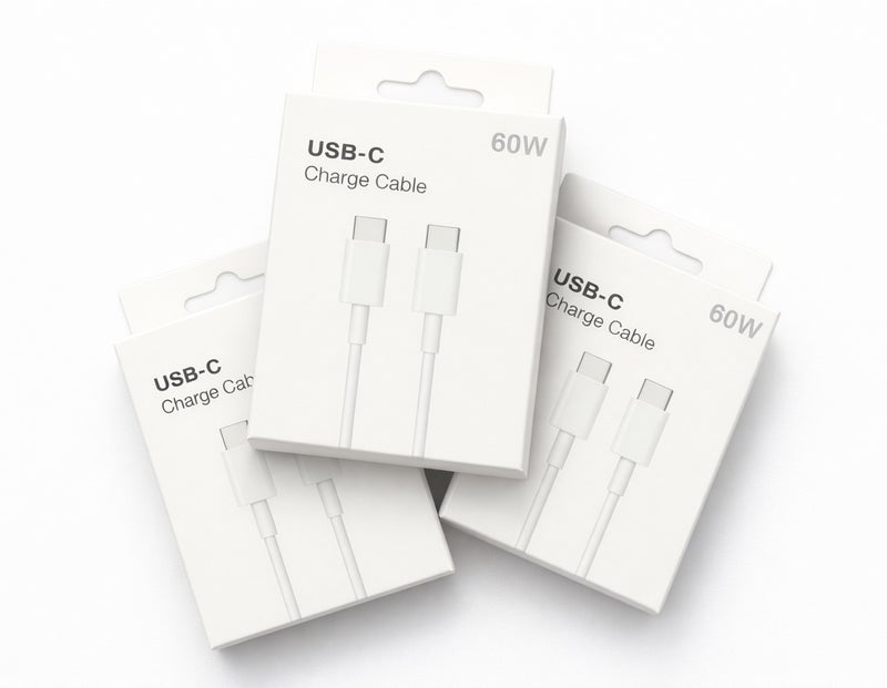 3-Pack Type-C to Type-C Charging Cable 60W, 2m – Supports Fast Charging & Data Transfer - Image 2