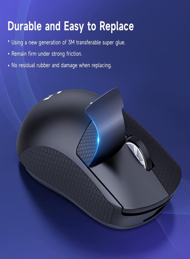 JINGDU Nonslip Skin Compatible with Logitech G PRO X Superlight Wireless Gaming Mouse, Nonslip Grip Tape, Sweat-Proof Grip, Protective Cover, Black - Image 3