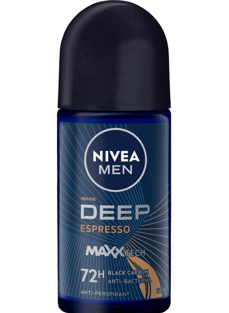 نيفيا مزيل العرق رول أون للرجال دييب بلاك كربون 50 مل - Image 1