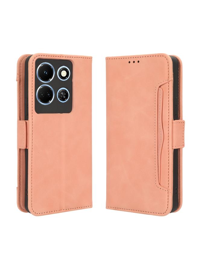 Zaboon Case For Infinix Note 30 4G Skin Feel Calf Texture Card Slots Leather Phone Case - Image 2