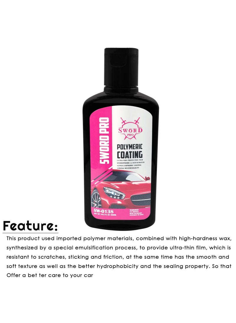 Sword Pro Sword Pro Polymeric Car Coating - Ultra-Thin, Hydrophobic & Anti-Scratch Wax, Superior Weather Resistance, 300ml  - Image 5
