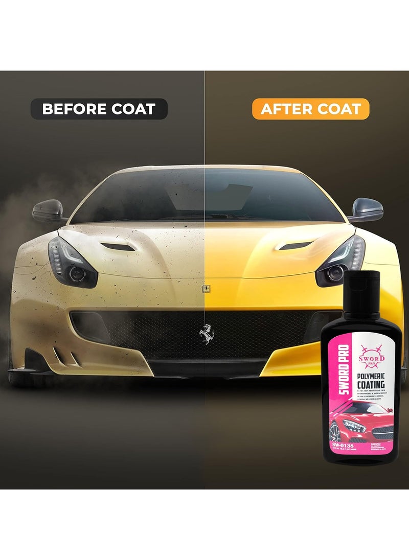 Sword Pro Sword Pro Polymeric Car Coating - Ultra-Thin, Hydrophobic & Anti-Scratch Wax, Superior Weather Resistance, 300ml  - Image 3