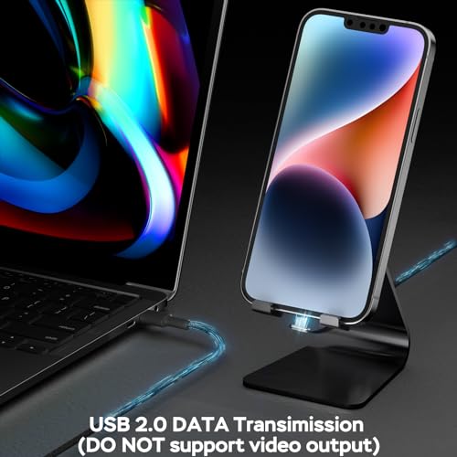 Phizli Short USB C Cable 1FT, USB C to USB C Cable, Type C 60W 1 Foot Fast Charging Cable for iPhone 16/15 Series, MacBook Pro, Samsung Galaxy S23 S22 S21 and More (USB 2.0, Black) - Image 4
