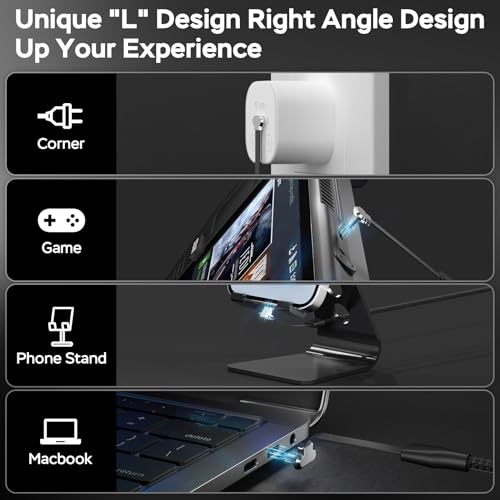 Phizli Short USB C Cable 1FT, USB C to USB C Cable, Type C 60W 1 Foot Fast Charging Cable for iPhone 16/15 Series, MacBook Pro, Samsung Galaxy S23 S22 S21 and More (USB 2.0, Black) - Image 5
